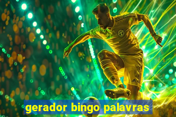 gerador bingo palavras